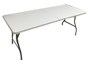 6FT Blow-Molded Plastic Folding Table